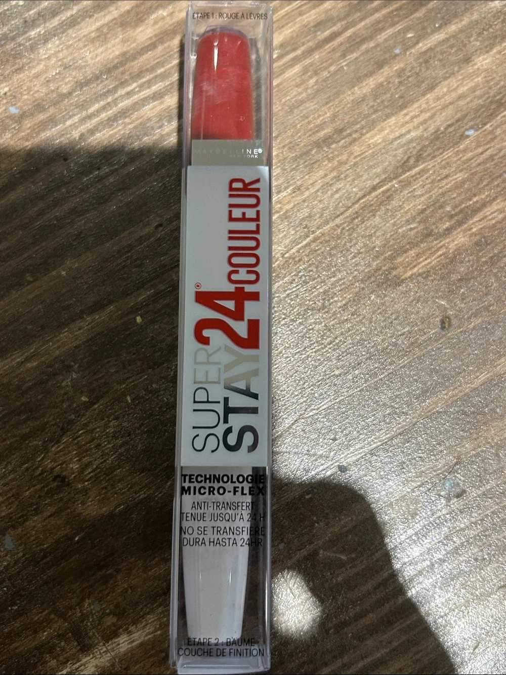 Maybelline Super Stay 24 Color Lipstick - Everlasting Wine 005 microflex